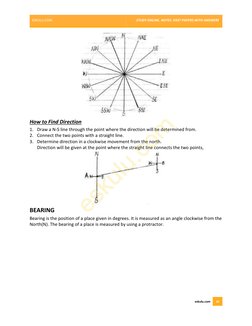 Geography Map Reading Notes PDF | PDF | Contour Line | Slope