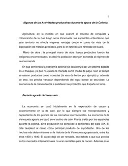 Etapas de la Economía Venezolana | PDF | Venezuela | Agricultura