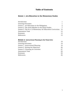 Teaching Arts in Elementary Education | PDF | Curriculum | Teachers