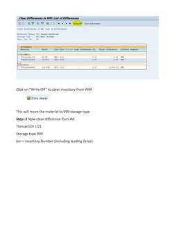 SAP WM Physical Inventory Process Guide | PDF | Inventory | Warehouse