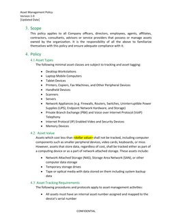 ISO 27001 Asset Management Policy Template | PDF | Computer Network ...