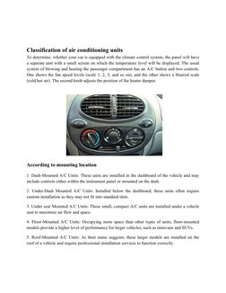 Automotive A/C System Components Guide | PDF | Air Conditioning | Heat ...