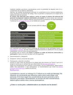 mediante medidas coercitivas y penalizadoras (como la posibilidad de despido) ante el no –
cumplimiento de los objetivos deli