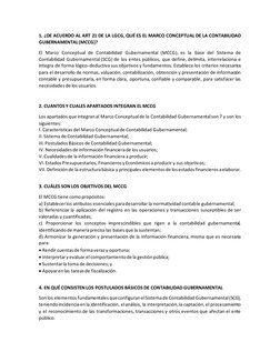 Marco Conceptual de Contabilidad Gubernamental | PDF | Contabilidad ...