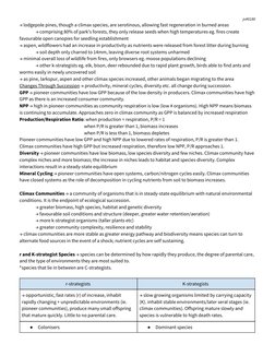 jv#0180 
→ lodgepole pines, though a climax species, are serotinous, allowing fast regeneration in burned areas 
→ comprising