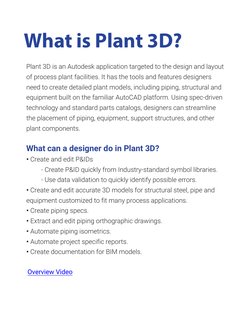 Mastering Autodesk Plant 3D Guide | PDF | 3 D Computer Graphics | Auto Cad