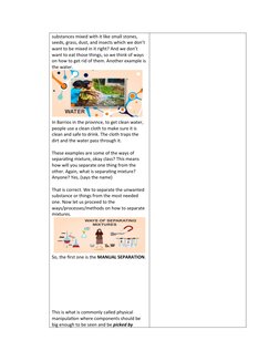 Lesson Plan: Separating Mixtures for Grade 6 | PDF | Filtration | Mixture