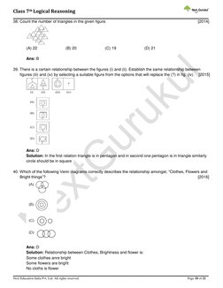 Class 7 Logical Reasoning Questions | PDF | Division (Mathematics)