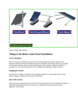 Step-by-Step Solar Panel Installation Guide | PDF | Solar Power ...