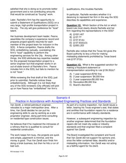Texas Engineering Ethics Exam Guide | PDF | Engineer | Licensure