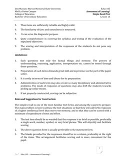 Simple Recall Test Overview and Guidelines | PDF | Recall (Memory ...