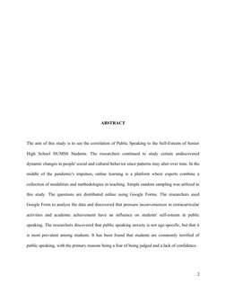 ABSTRACT
The aim of t