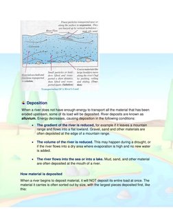 River Erosion, Transportation, and Deposition | PDF | Erosion | River