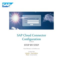 SAP Cloud Connector Setup Guide | PDF