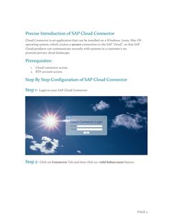 SAP Cloud Connector Setup Guide | PDF