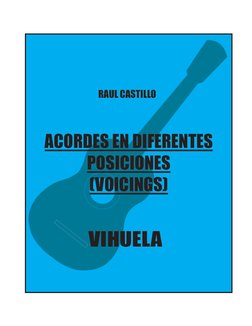 ACORDES EN DIFERENTES
POSICIONES
(VOICINGS)
VIHUELA 
RAUL CASTILLO 
