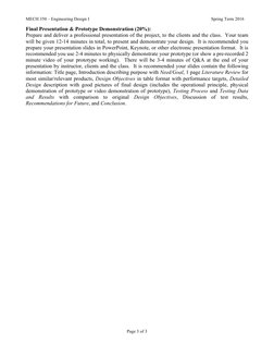 Major Design Project Report Guide | PDF | Engineering Design Process ...