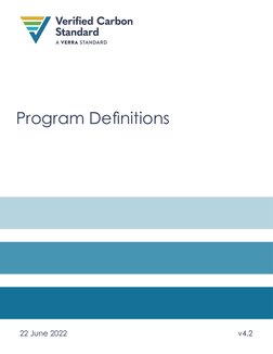 Program Definitions
22 June 2022
v4.2
