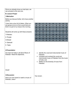 Since you already know our last topic, we 
can proceed to the next one. 
B. Lesson Proper
1.Motivation
Before we discuss furt