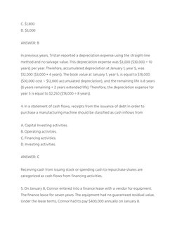 FAR CPA Exam Practice Questions Guide | PDF | Depreciation | Stocks