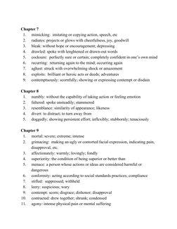 Vocabulary List for The Outsiders | PDF | Metaphysics Of Mind ...