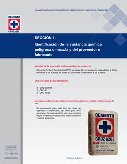 Página 2 de 24
F O - I R - 0 8
REEMPLAZA TODAS LAS 
VERSIONES ANTERIORES
FECHA DE EMISIÓN: 
22-AGOSTO-2018
NÚMERO DE VERSIÓN: