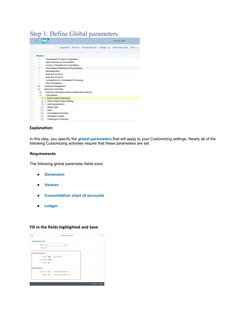 SAP Group Reporting Configuration Guide | PDF | Parameter (Computer ...