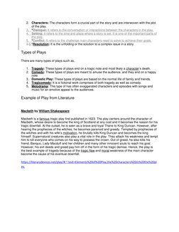 Key Elements of a Play Explained | PDF | Play (Theatre) | Plot (Narrative)