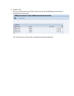 Milestone Billing Plan Configuration Guide | PDF | Menu (Computing ...