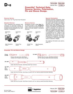 99 Union Street
Elmira, Ontario N3B 3L7
February 2004
Master Index
D Index
Cat. No. Index
February 2004
Cat. No. Index
Master