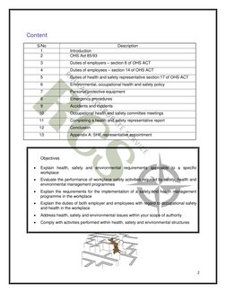 She Representative Checklist.pdf SHE Representative Training Overview | PDF | Occupational Safety And ...