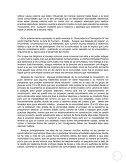 7 
atribuir causa externa que están influyendo de manera regional hasta llegar a la local 
como comunidades que es el sitio