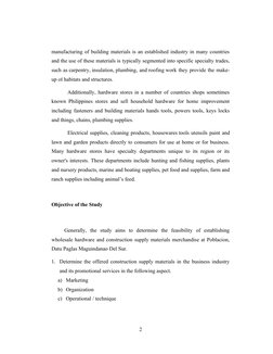 manufacturing of building materials is an established industry in many countries
and the use of these materials is typically