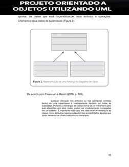 10 
 
apontar, da classe que está disponibilizando, seus atributos e operações. 
Chamamos essa classe de superclasse (Figur