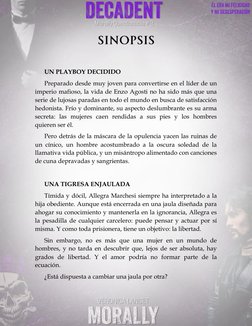 SINOPSIS
 
UN PLAYBOY DECIDIDO 
Preparado desde muy joven para convertirse en el líder de un 
imperio mafioso, la vida de En