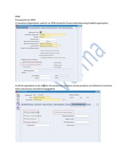 Oracle OPM Process Manufacturing Guide | PDF | Resource | Inventory