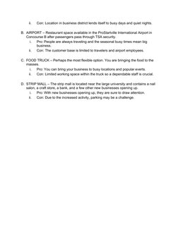 Restaurant Concept Presentation Guide | PDF | Menu | Restaurants
