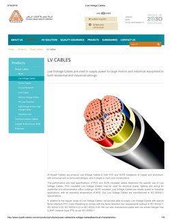 Riyadh Low Voltage Cables Catalogue | PDF | Electrical Resistance And ...