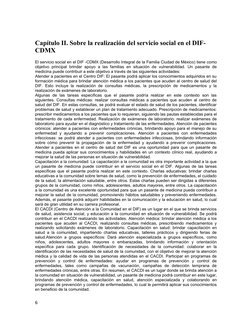 Capítulo II. Sobre la realización del servicio social en el DIF-
CDMX 
El servicio social en el DIF -CDMX (Desarrollo Integra