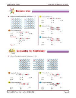 COLEGIO MONTESSORI                                                                                                        OLI