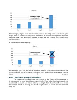 For example, if you have 20 injection presses but only use 12 of them, you
might want to find other companies interested in s