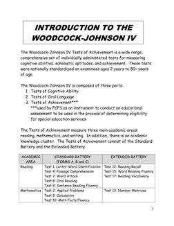Woodcock-Johnson IV Scoring Manual | PDF | Educational Assessment | Hearing Loss