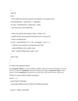 {
    return [];
  } else {
    // If no initialValue has been passed to the function we're gonna use the 
    let hasIniti