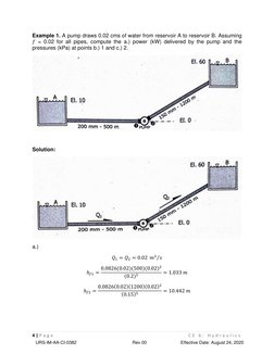 Pipes in Series and Parallel Analysis | PDF | Discharge (Hydrology ...