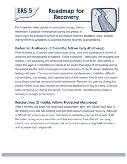 Recovery Road Map.pdf Stages of Recovery Roadmap | PDF | Drug Withdrawal | Anxiety