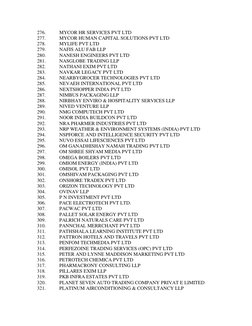 Vapi Company and Industry List | PDF | Limited Liability Partnership ...