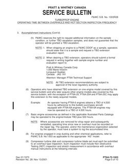 Service Bulletin | PDF | Transport | Aviation