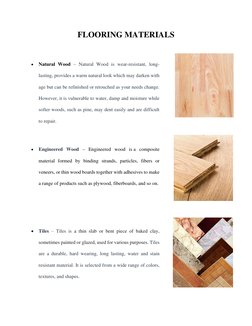 Interior Materials and Finishes Guide | PDF | Flooring | Wall