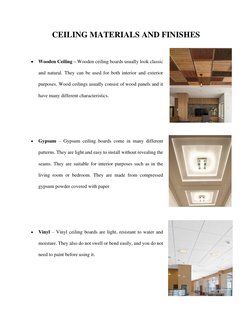 Interior Materials and Finishes Guide | PDF | Flooring | Wall