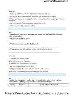 Material Downloaded From http://www.ncrtsolutions.in
www.ncrtsolutions.in
 
Answer : 
1. I often go to Mumbai, which is the c